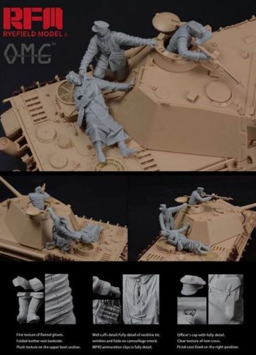 Rye Field Model Figures for PANTHER G, Fallen Resin 1:35 (OM-35001)