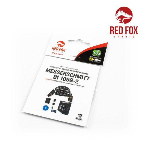 Red Fox Studio Messerschmitt Bf 109G-2 (for Trumpeter kit) 1:24 (RFSQS-24007)