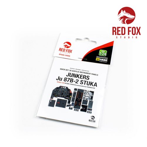 Red Fox Studio Junkers Ju 87B-2 Stuka (for Trumpeter Kit) 1:24 (RFSQS-24008)