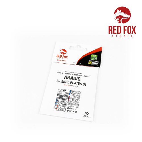 Red Fox Studio Arabic License Plates vol.01 1:48 (RFSQS-24021)