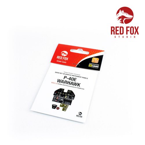 Red Fox Studio P-40E Warhawk (for Trumpeter kit) 1:32 (RFSQS-32025)