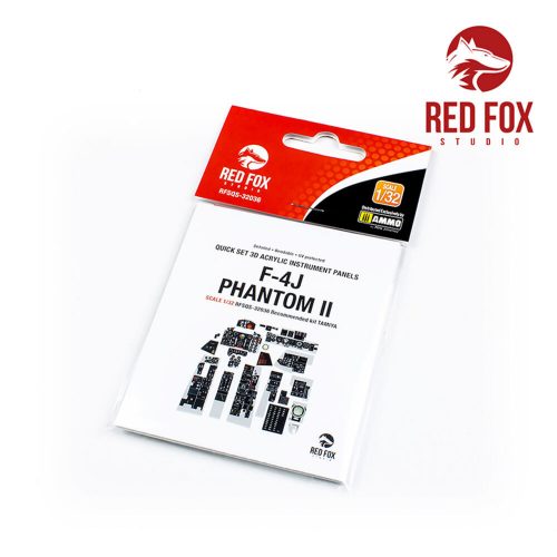 Red Fox Studio McDonnell DOUGLAS F-4J Phantom II (for Tamiya kit) 1:32 (RFSQS-32036)