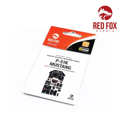 Red Fox Studio P-51K Mustang (for Tamiya kit) 1:32 (RFSQS-32039)