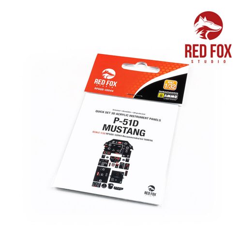 Red Fox Studio P-51D Mustang (for Tamiya kit) 1:32 (RFSQS-32044)