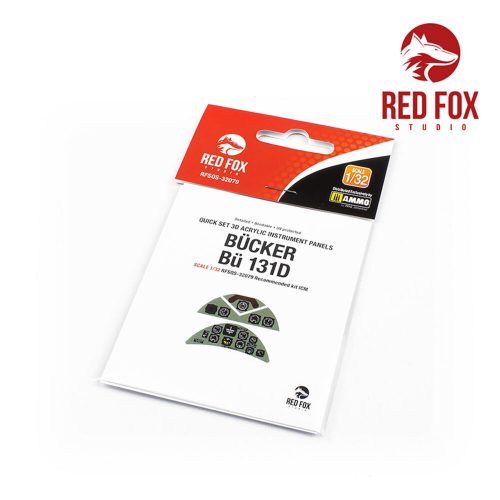 Red Fox Studio Bücker Bü 131D (for ICM kit) 1:32 (RFSQS-32079)