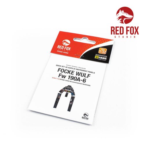 Red Fox Studio Focke Wulf Fw 190A-6 (for Hasegawa kit) 1:32 (RFSQS-32092)