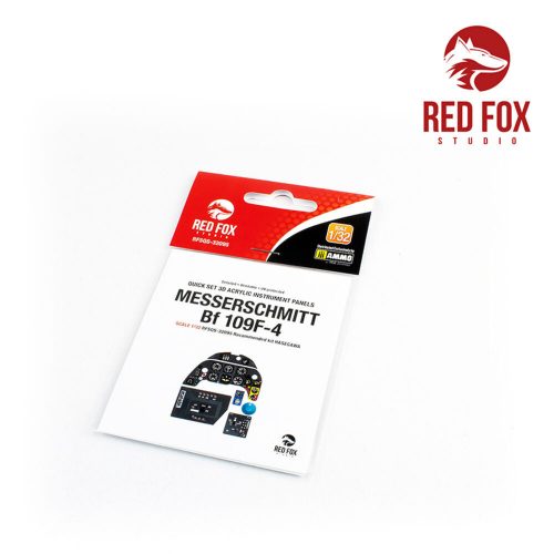 Red Fox Studio Messerschmitt Bf 109F-4 (for Hasegawa Kit) 1:32 (RFSQS-32095)