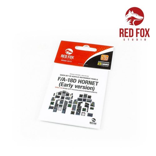 Red Fox Studio F/A-18D Early Hornet (for Academy/Kinetic kit) 1:32 (RFSQS-32111)