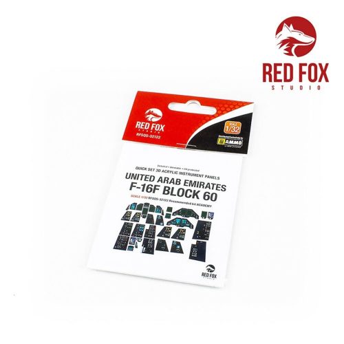 Red Fox Studio F-16F Block 60 Fighting Falcon (for Academy kit) 1:32 (RFSQS-32122)