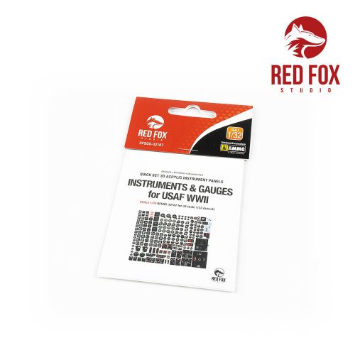 Red Fox Studio Instruments & gauges set for USAF WWII (Independent) 1:32 (RFSQS-32187)