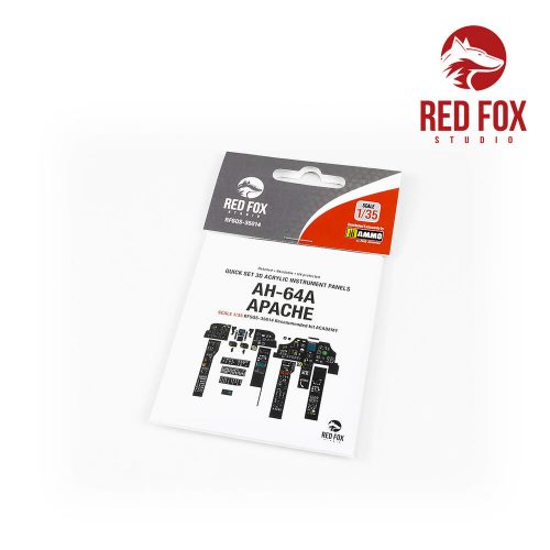 Red Fox Studio AH-64 A Apache (for Academy kit) 1:35 (RFSQS-35014)