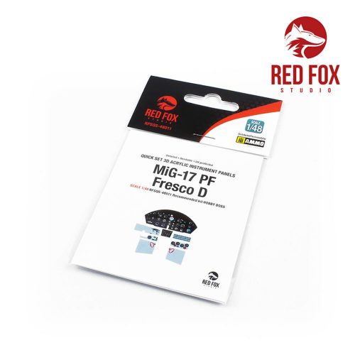 Red Fox Studio MiG-17 PF Fresco D (for Hobby Boss  kit) 1:48 (RFSQS-48011)