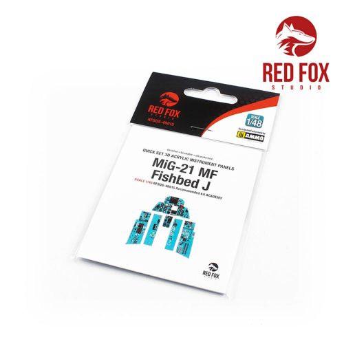 Red Fox Studio MiG-21MF Fishbed J (for Academy kit) 1:48 (RFSQS-48015)