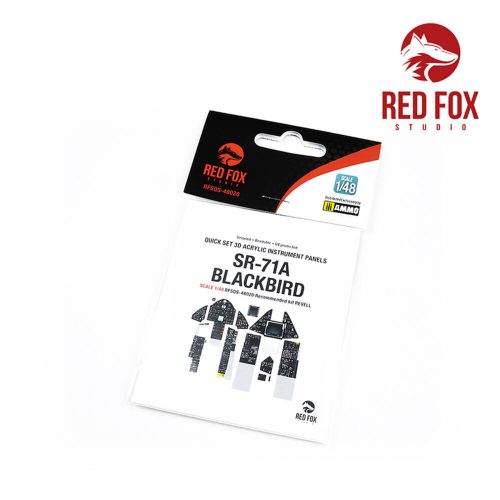 Red Fox Studio SR-71A Blackbird(for Revell kit) 1:48 (RFSQS-48020)