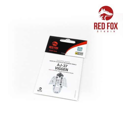 Red Fox Studio Saab AJ-37 Viggen (for Italeri kit) 1:48 (RFSQS-48026)