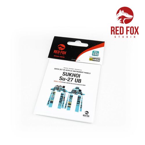 Red Fox Studio Su-27UB Flanker C (for GWH kit) 1:48 (RFSQS-48036)