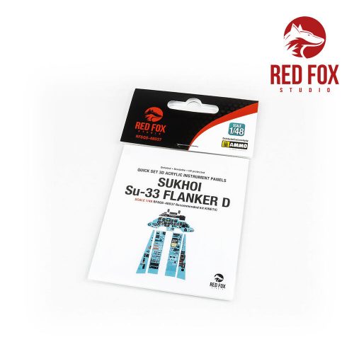 Red Fox Studio Su-33 Flanker D (for Kinetic kit) 1:48 (RFSQS-48037)