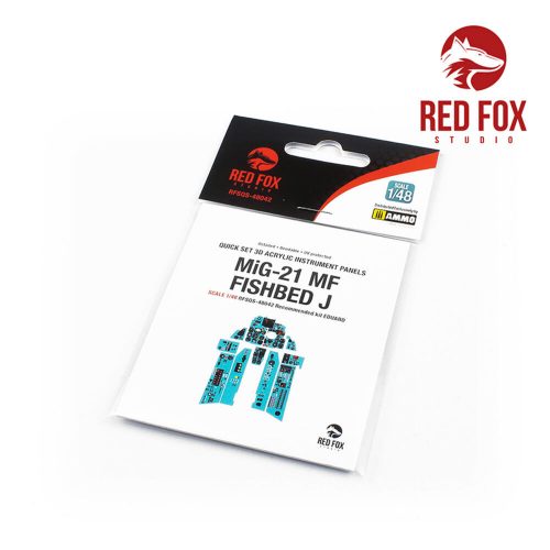 Red Fox Studio MiG-21 MF Fishbed J (for Eduard kit) 1:48 (RFSQS-48042)