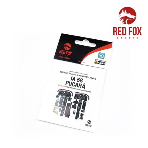 Red Fox Studio IA 58 Pucará (for Kinetic kit) 1:48 (RFSQS-48047)