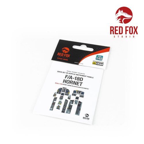 Red Fox Studio F/A-18D Hornet (for Kinetic kit) 1:48 (RFSQS-48086)