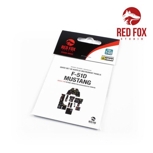 Red Fox Studio F-51D Mustang (for Tamiya kit) 1:48 (RFSQS-48092)