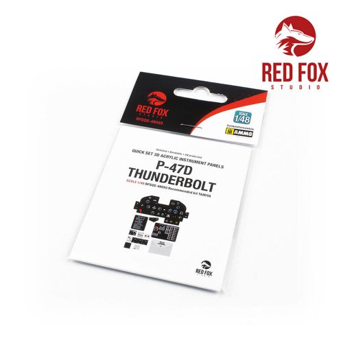 Red Fox Studio P-47D Thunderbolt (for Tamiya kit) 1:48 (RFSQS-48093)