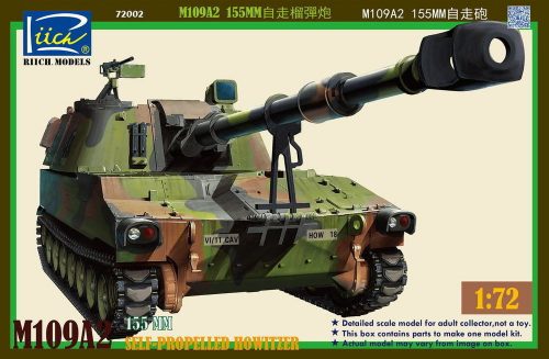 Riich Models M109A2 155MM Self-Propelled Howitzer 1:72 (RT72002)