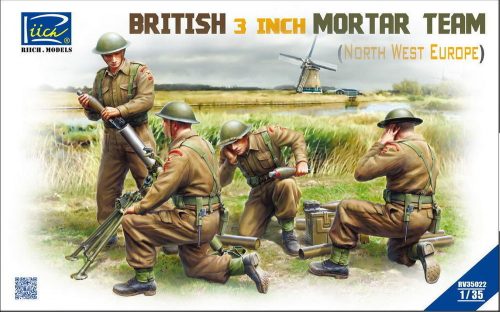 Riich Models British 3 inch Mortar Team set (North West Europe) 1:35 (RV35022)