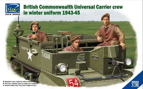 Riich Models British Commenwealth Universal Carrier crew in winter Uniform 1943-45 1:35 (RV35028)