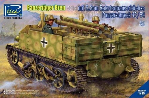 Riich Models Panzerjäger Bren 731(e)mit 8,8cm Raketen -panzerbüchse Panzerschreck 43/54 1:35 (RV35035)