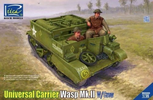 Riich Models Universal Carrier Wasp Mk.IIC w/Crew are included in the first batch of produ 1:35 (RV35036)