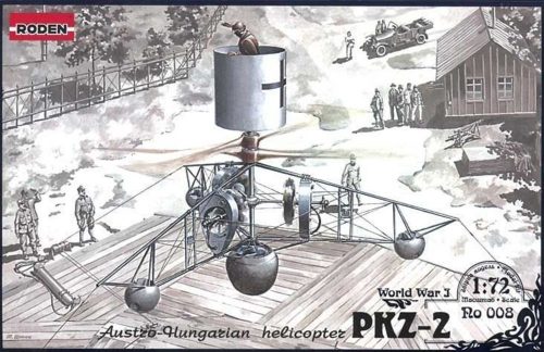 Roden PKZ-2 Austro-Hungarian Helicopter World War 1 1:72 (008)