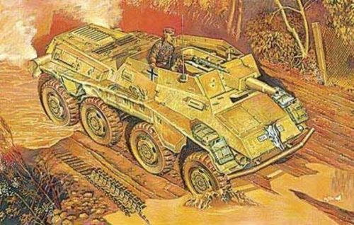 Roden Sd.Kfz.234/3 Schw.Pz.kanonenwg. 1:72 (707)