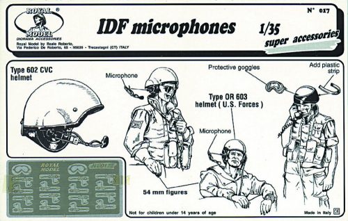 Royal Model IDF Microphones 1:35 (RM017)