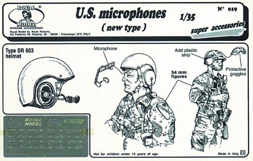 Royal Model U.S. Microphones new type 1:35 (RM019)