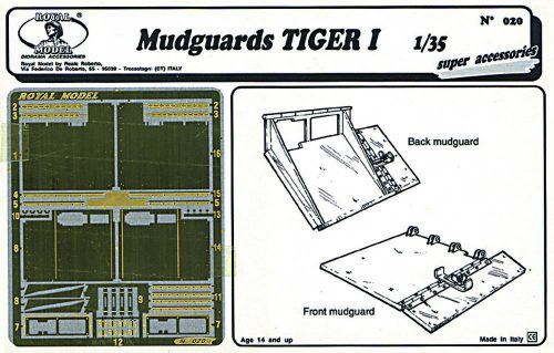 Royal Model Tiger I mudguards 1:35 (RM020)