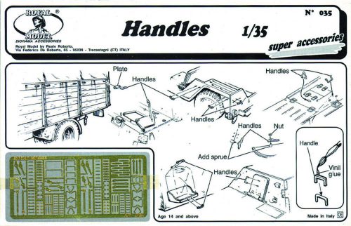 Royal Model Handles 1:35 (RM035)