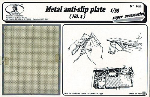 Royal Model Metal anti-slip plate n.2 1:35 (RM046)