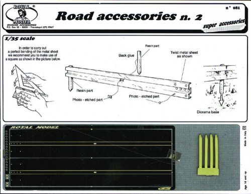 Royal Model Road accessories n.2 1:35 (RM081)