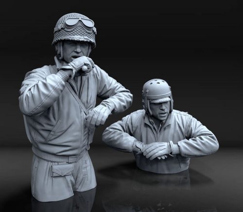 Royal Model U.S. tank crew WWII - no. 2 1:16 (RM1003)