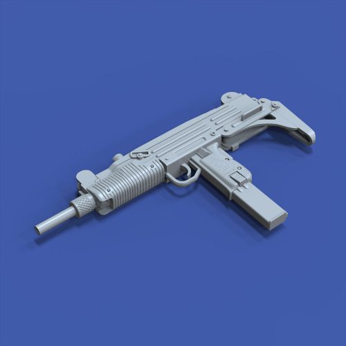 Royal Model Uzi submachine gun-1 pcs. 3D printed 1:16 (RM1028)