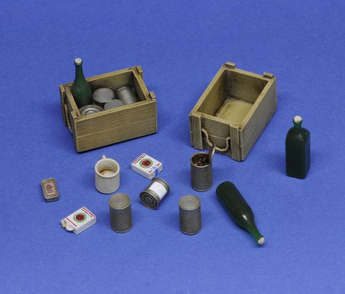 Royal Model Crates, cans and bottles 1:16 (RM1037)