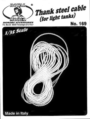 Royal Model Tank steel cables No. 2-for light tanks 1:35 (RM169)