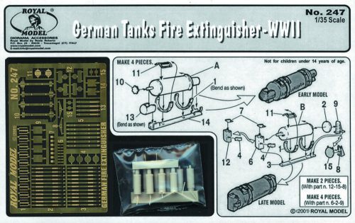 Royal Model German tank fire extiguisher 1:35 (RM247)