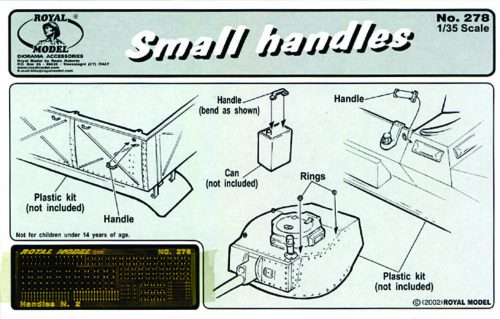 Royal Model Small Handles (1/35- 1:32 (RM278)