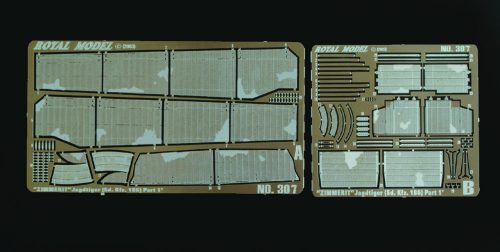 Royal Model Scraped Zimmerit Jagdtiger Part 1 (for Dragon kit) 1:35 (RM307)