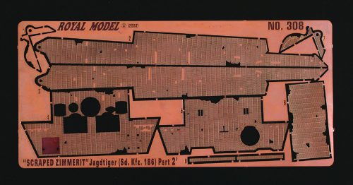 Royal Model Scraped Zimmerit Jagdtiger Part 2 (for Dragon kit) 1:35 (RM308)