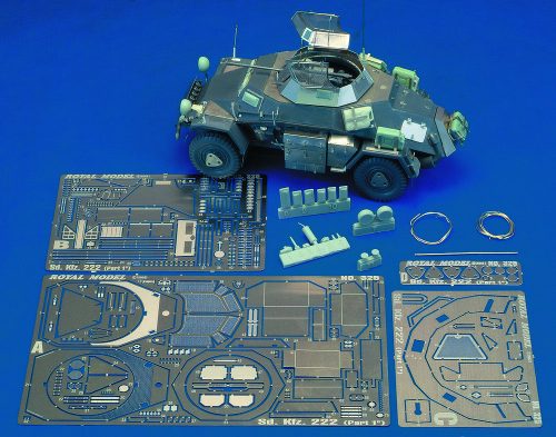 Royal Model Sd. Kfz. 222 part 1° (for Tamiya kit) 1:35 (RM325)