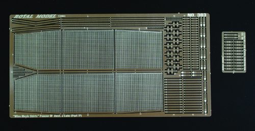 Royal Model Wire Mesh Skirts Panzer IV Ausf. J Late - Part 1 1:35 (RM363)