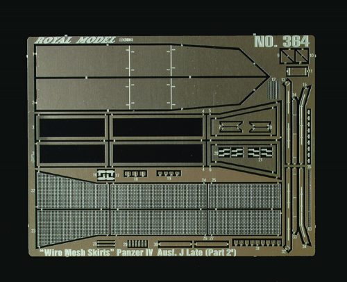 Royal Model Wire Mesh Skirts Panzer IV Ausf. J Late - Part 2 1:35 (RM364)